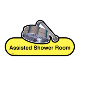 Assisted Shower Room Sign