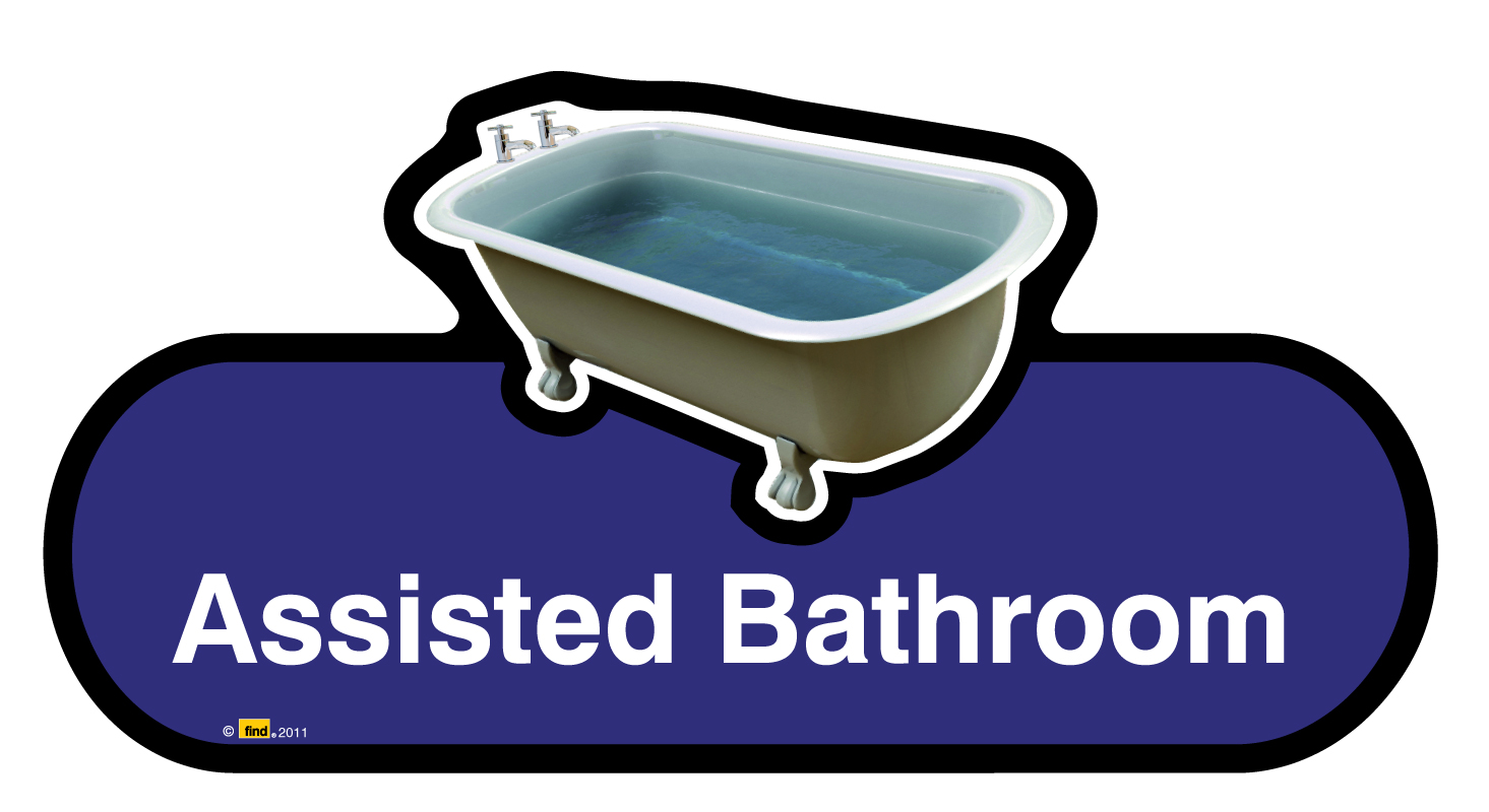 Assisted Bathroom Sign - Image 13