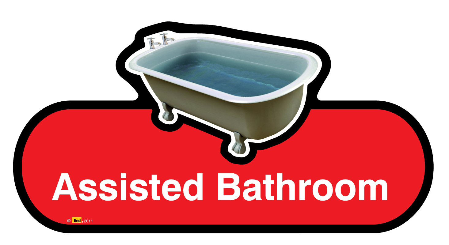 Assisted Bathroom Sign - Image 12