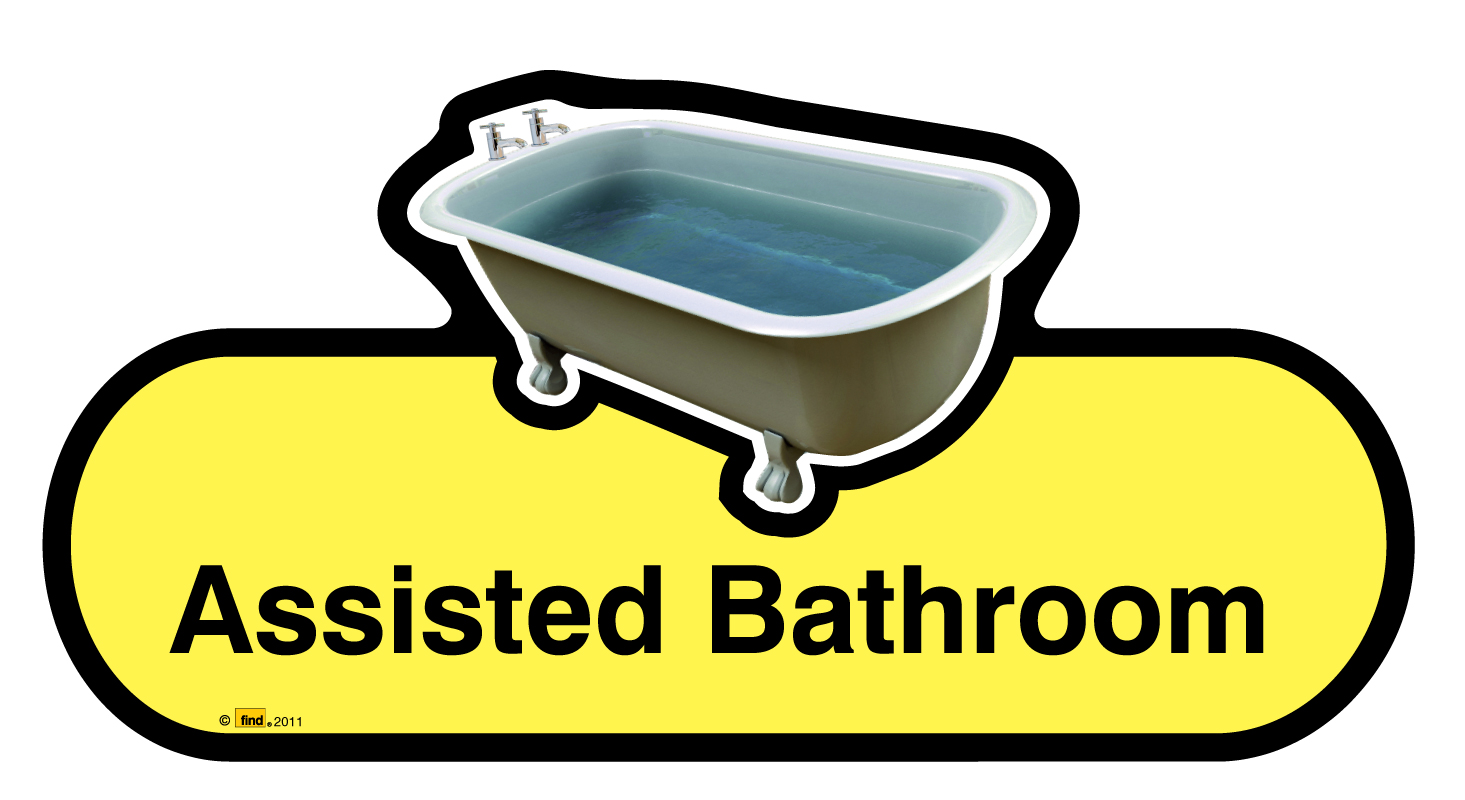 Assisted Bathroom Sign - Image 9