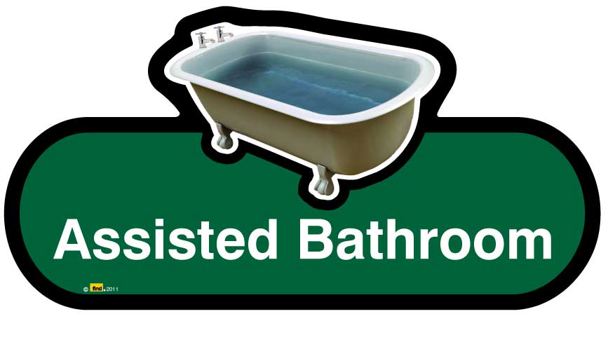 Assisted Bathroom Sign - Image 14