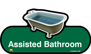 Assisted Bathroom Sign - Image 7