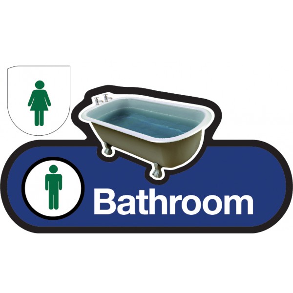 Bathroom Sign - Interchangeable - Image 5