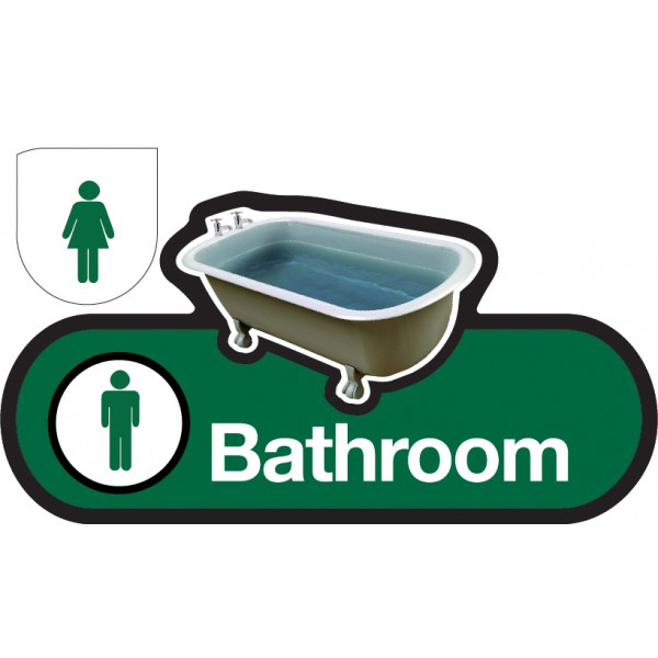 Bathroom Sign - Interchangeable - Image 6
