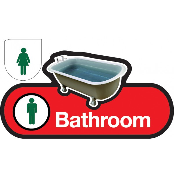 Bathroom Sign - Interchangeable - Image 7