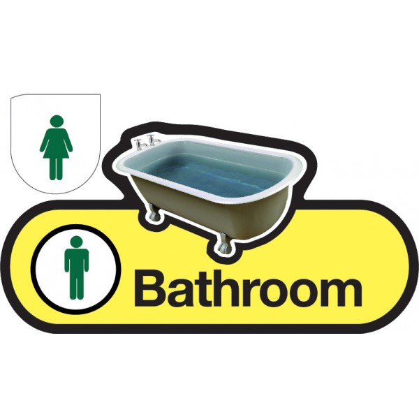 Bathroom Sign - Interchangeable - Image 8