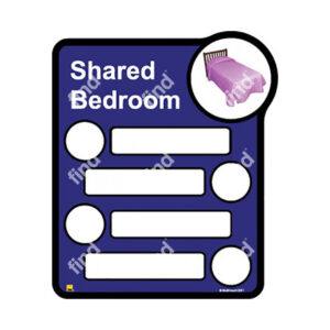 Bedroom Sign Four Sharing