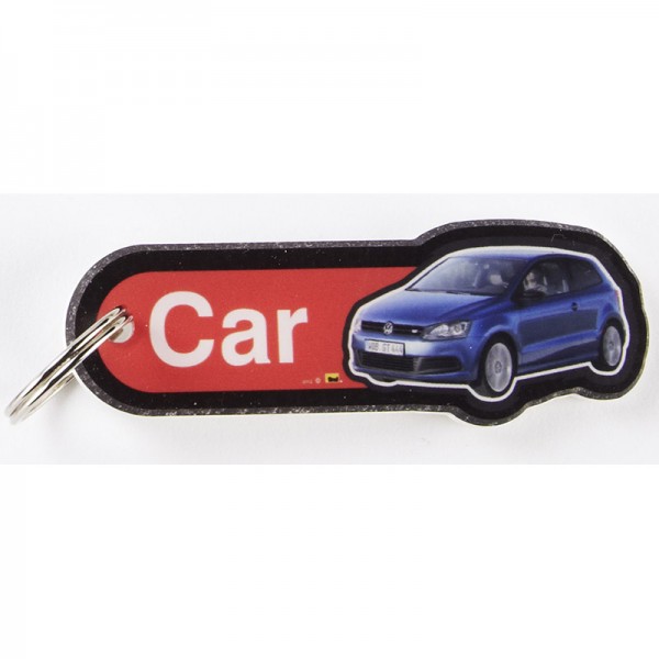 Key Fob with Labels and Key Ring - Image 2