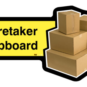 Caretaker Cupboard Sign
