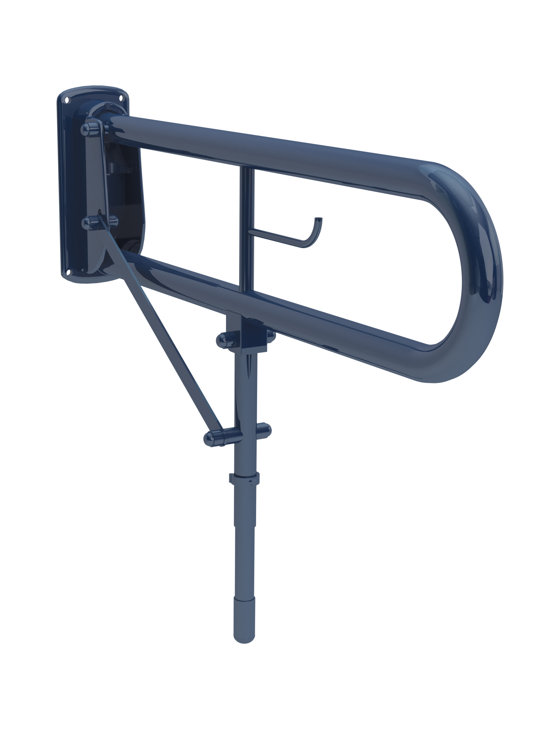 Drop Down Blue with lef and holder