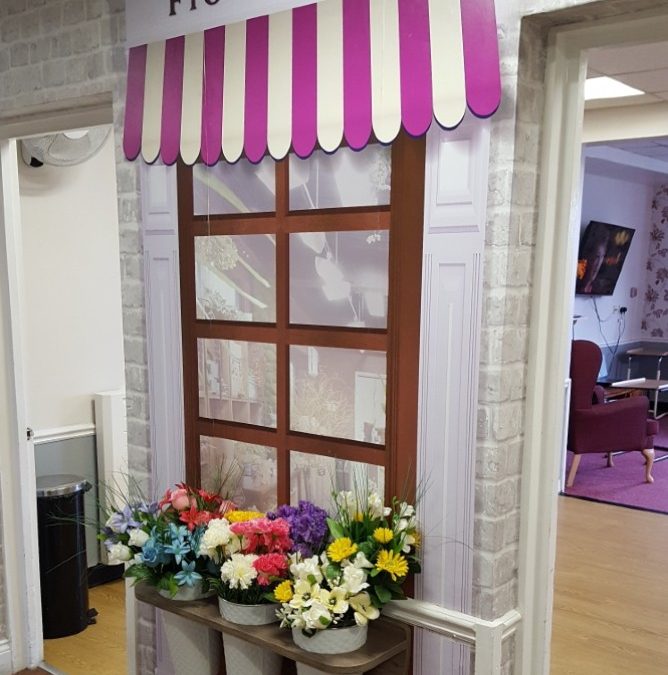 Flower Shop Dementia Mural