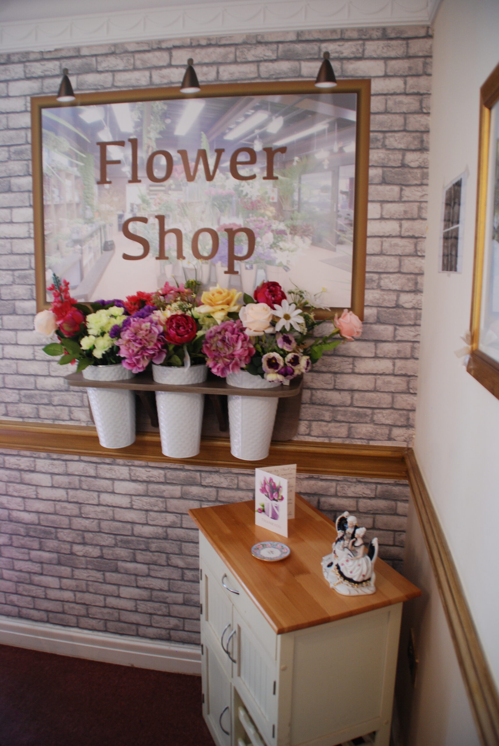 flower shop mural