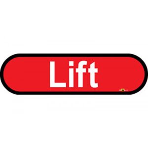lift sign