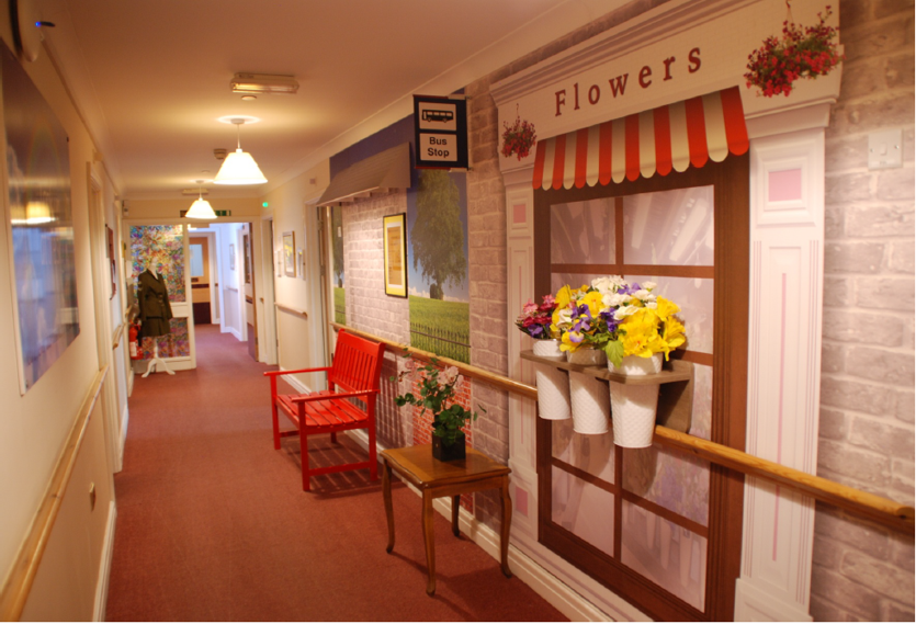 Hall way murals
