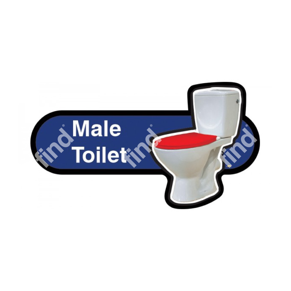 Male Toilet Sign - Image 3
