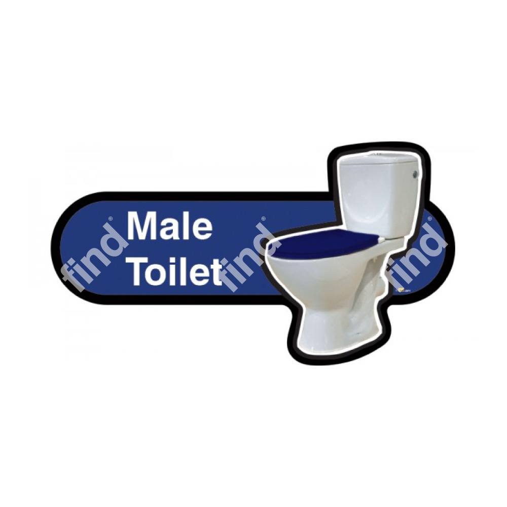 Male Toilet Sign - Image 4
