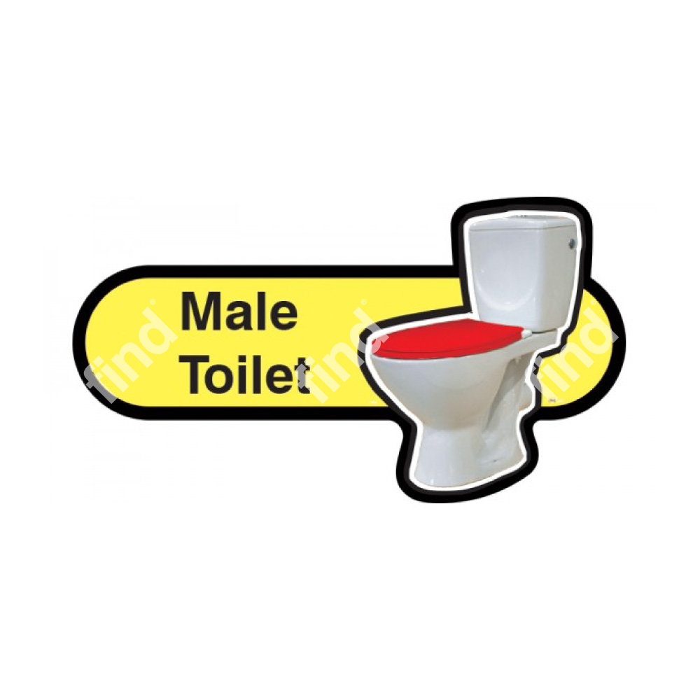 Male Toilet Sign - Image 5