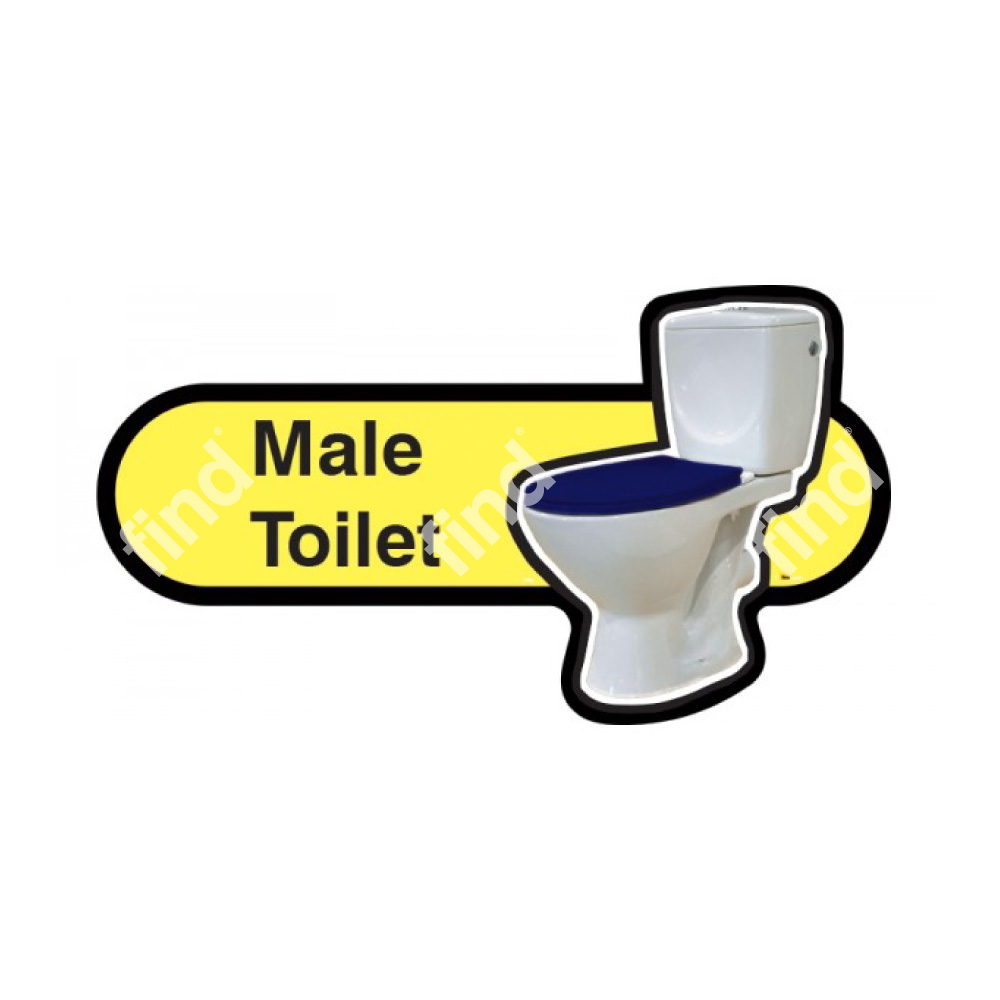 Male Toilet Sign - Image 6