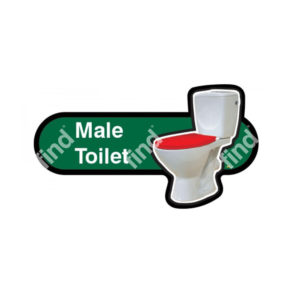 Male Toilet Sign - Image 7
