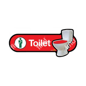 Male Toilet Sign with Symbol