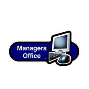 Managers Office Sign