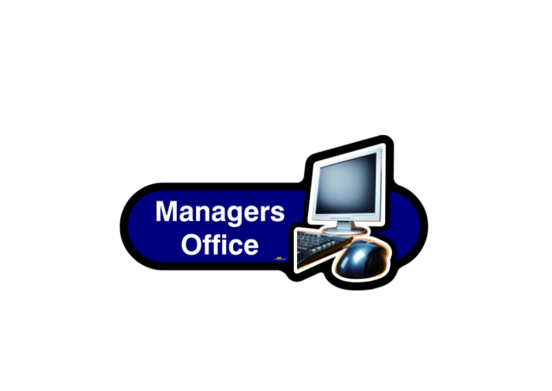 Managers Office Sign