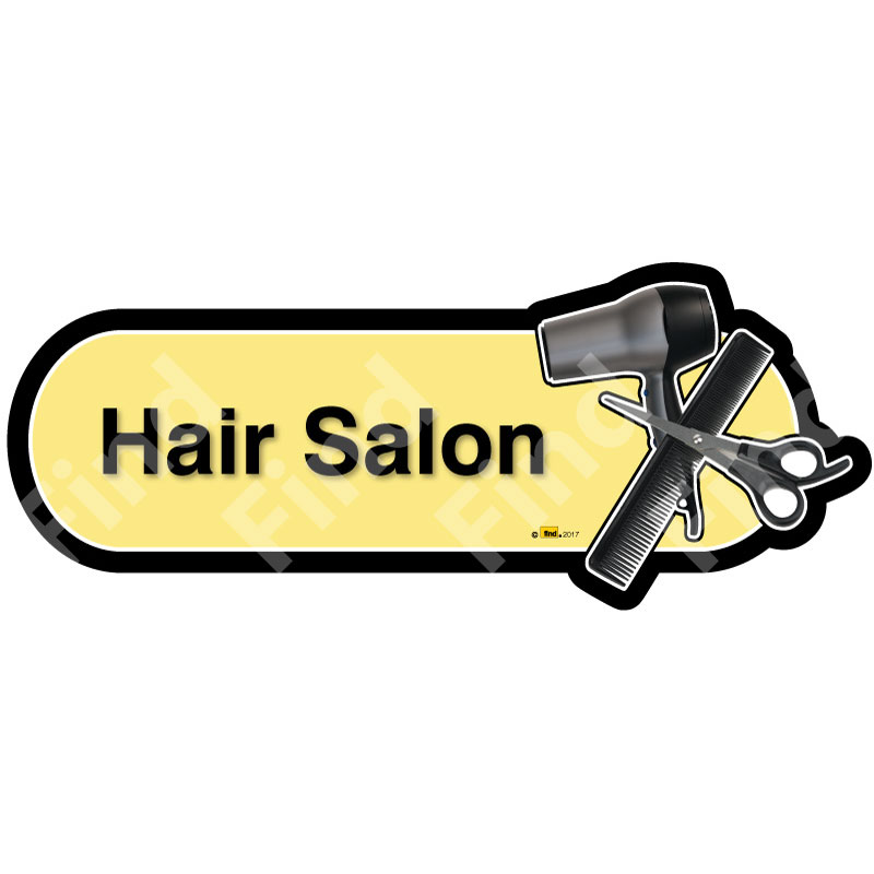 Vintage Hair Salon Sign - Image 3