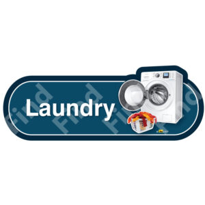 Vintage Laundry Sign