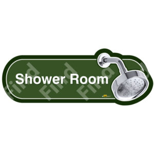 Vintage Shower Room Sign