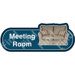 Vintage Meeting Room Sign