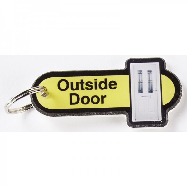 Key Fob with Labels and Key Ring - Image 10