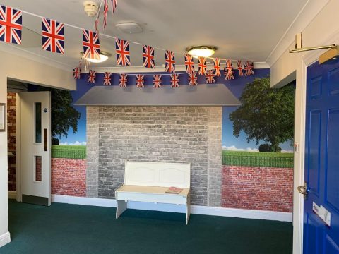 Dementia Murals - Bus Stop