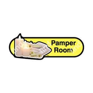 PAMPER ROOM SIGN
