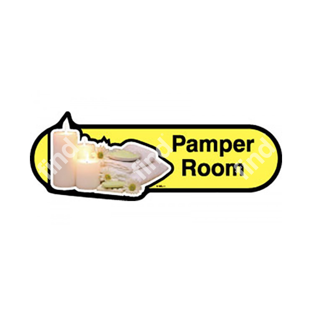 PAMPER ROOM SIGN