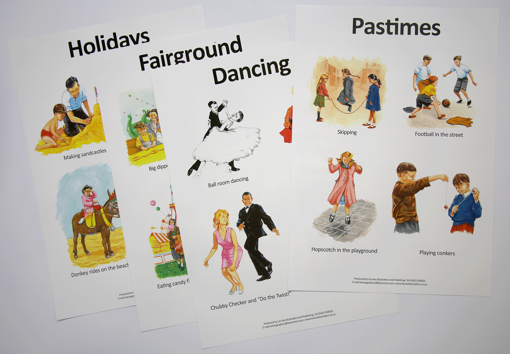 Past Times Poster Set