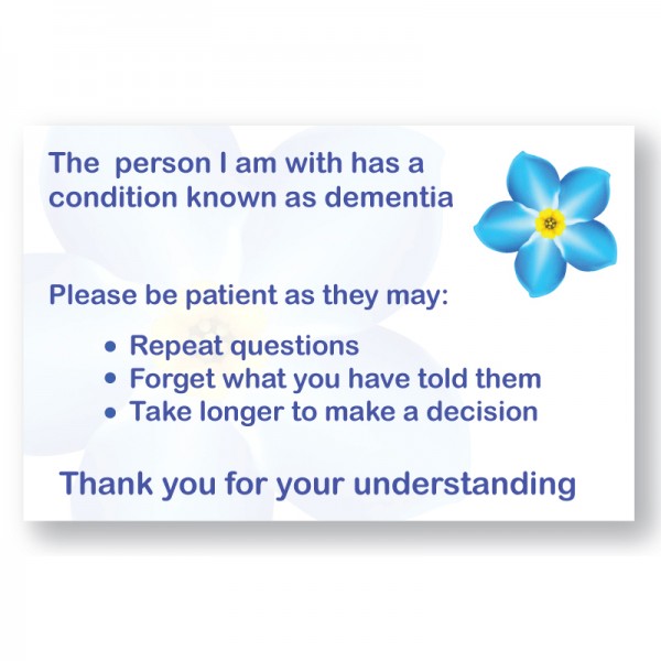 At Find, because we understand that living with dementia can mean coping with a wide range of issues. We are constantly developing new and innovative dementia friendly products such as the Patience Cards. And, of course, everything we do relates to improving the quality of life for people who are living with dementia, however, staff and carers can benefit too.
