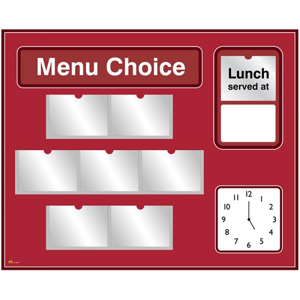 red menu board