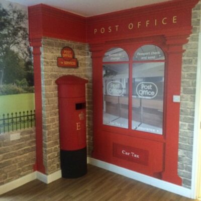 post office and post box