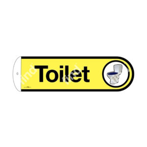 Toilet Flag Sign
