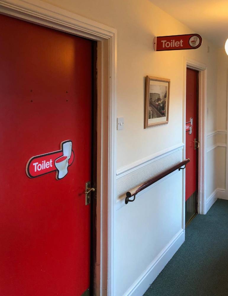 find signage - dementia signage
