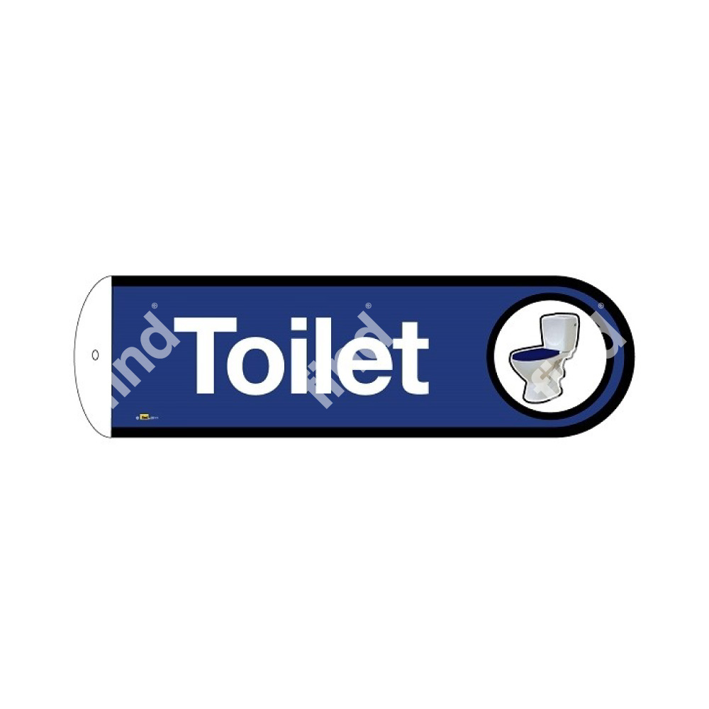 Toilet Flag Sign - Image 3