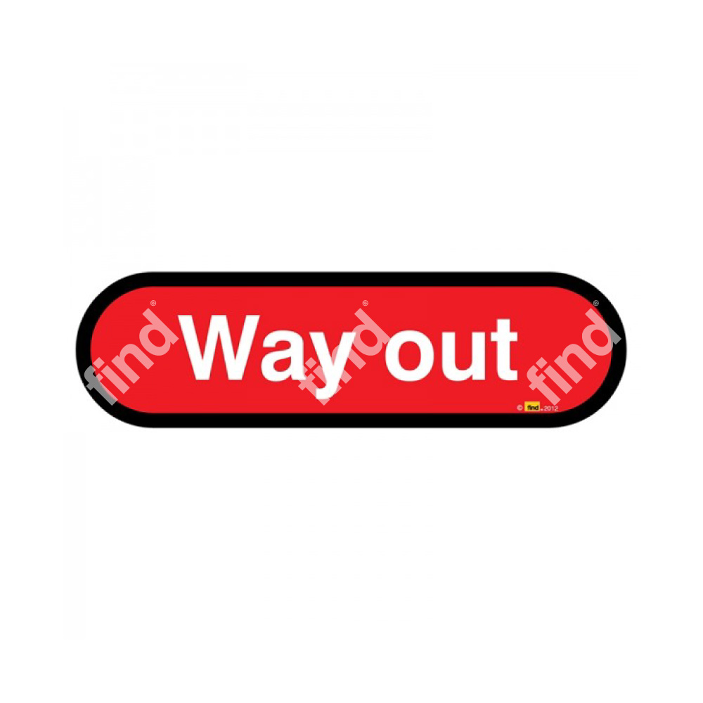 Way Out Sign - Image 2