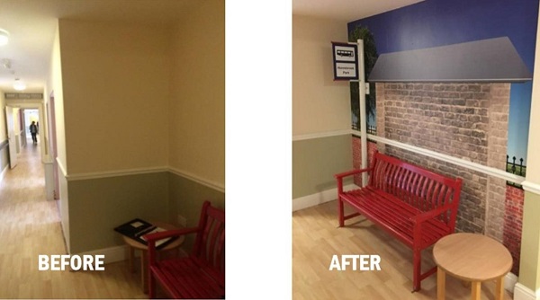 Murals Enhance a Care Setting